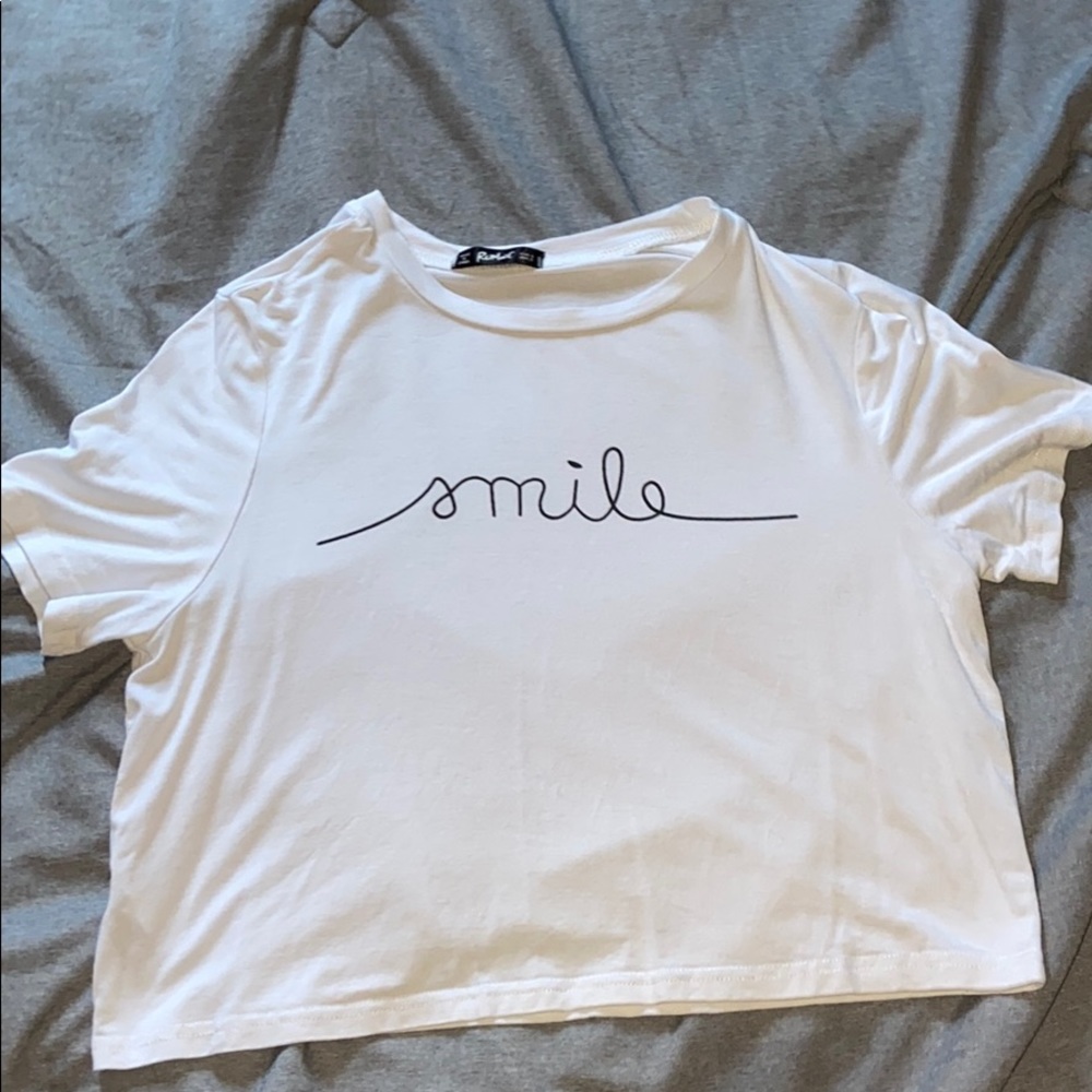 a ROMWE crop top